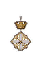 Royal Italian Medal Exposition of Modern Progress in Florence-Neck Pendant-Gretchen Ventura