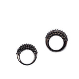 Black Spinel Dome Ring-Rings-Gretchen Ventura