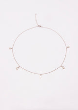 18K Gold & Diamond Drop Necklace (0.4 C) 18" #9300-Necklaces-Gretchen Ventura