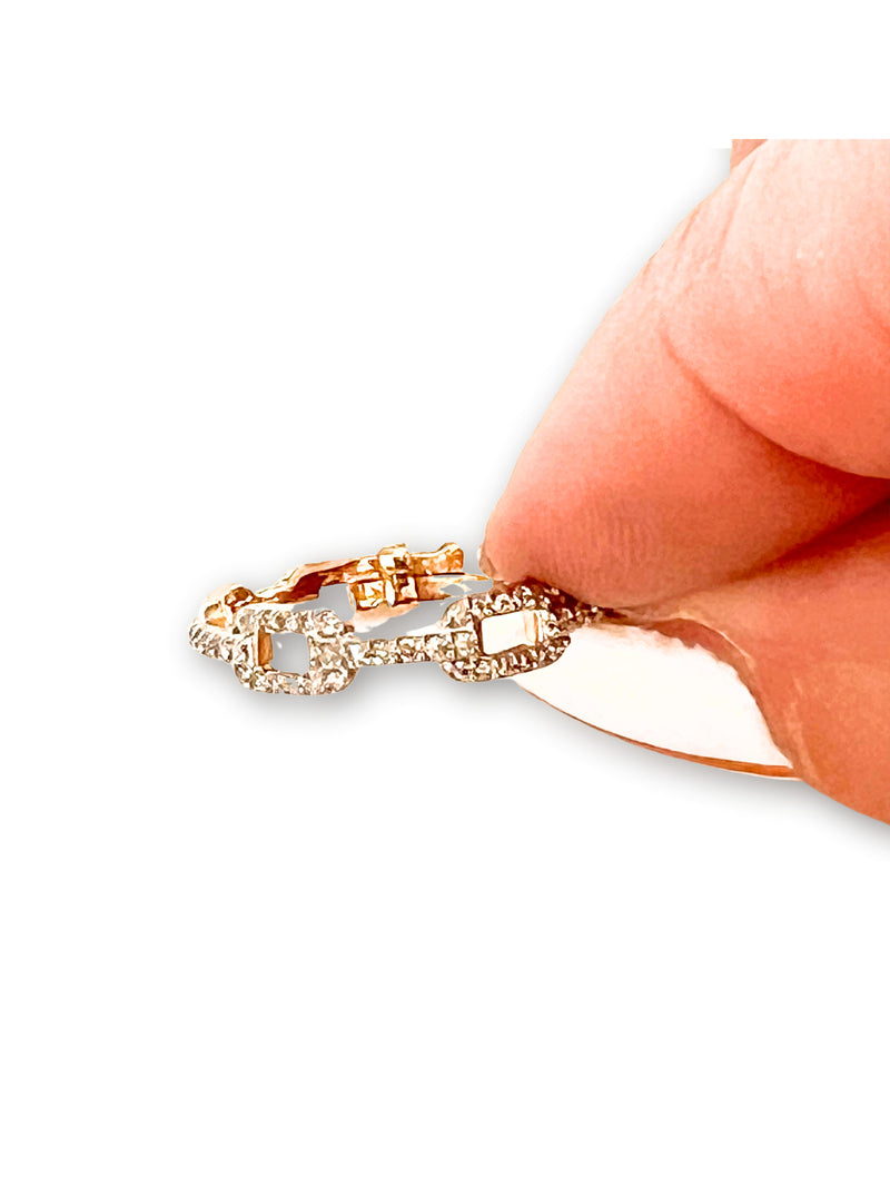 14K Gold (1.85g) Diamond (.16c) Ring #5069-Rings-Gretchen Ventura