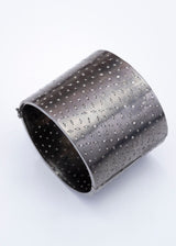 Rhodium Plate over Sterling w/ Pave Diamond Cuff (6.0C)-Bracelets-Gretchen Ventura
