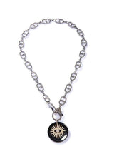 Evil eye on Onyx Pendant-Neck Pendant-Gretchen Ventura