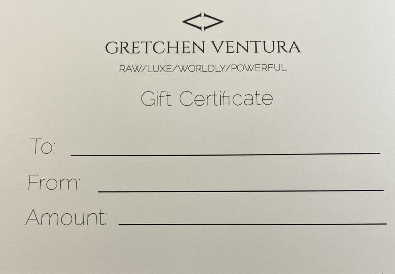Gift Card-Gift Card-Gretchen Ventura