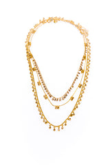 50 Briolette Diamonds (4.98C) on 18K Gold (3.7g) Chain #9563-Necklaces-Gretchen Ventura