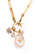 14K Gold Vintage Round Clasp W/ Large Link Chain (17") #7673-Chain-Gretchen Ventura