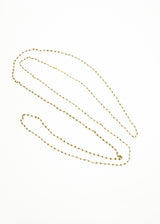 Faceted Gray Diamond Rosary Chain in 18K Gold #9331-Chain-Gretchen Ventura