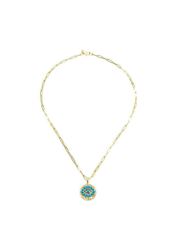 14K Gold Small Paperclip Link Chain 18" #7609-Chain-Gretchen Ventura